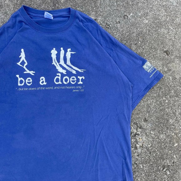 Jesus "be a doer" T-Shirt Men's XXL - Picture 1 of 5